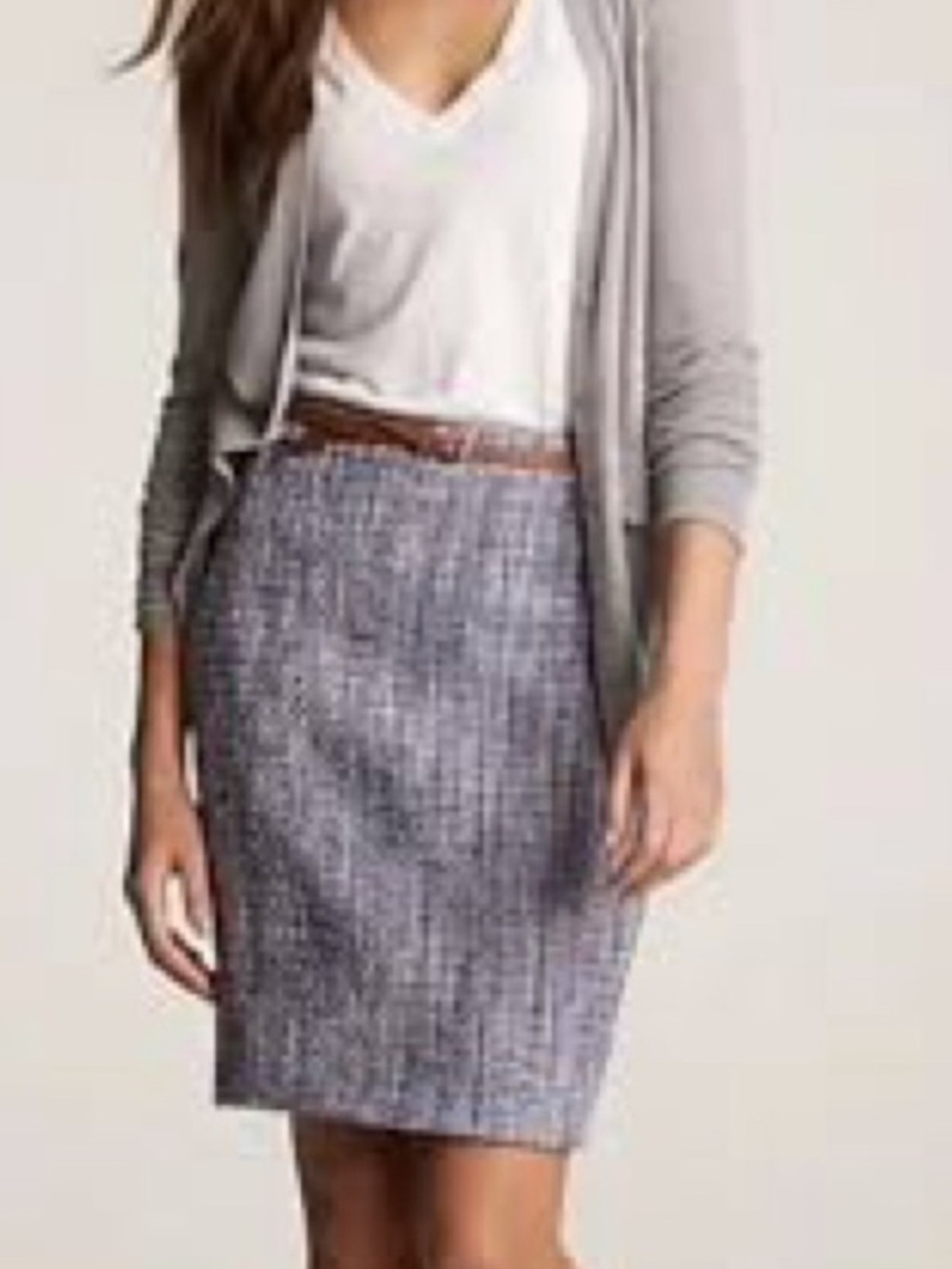 J. Crew Lined Tweed Pencil Skirt Size 12
